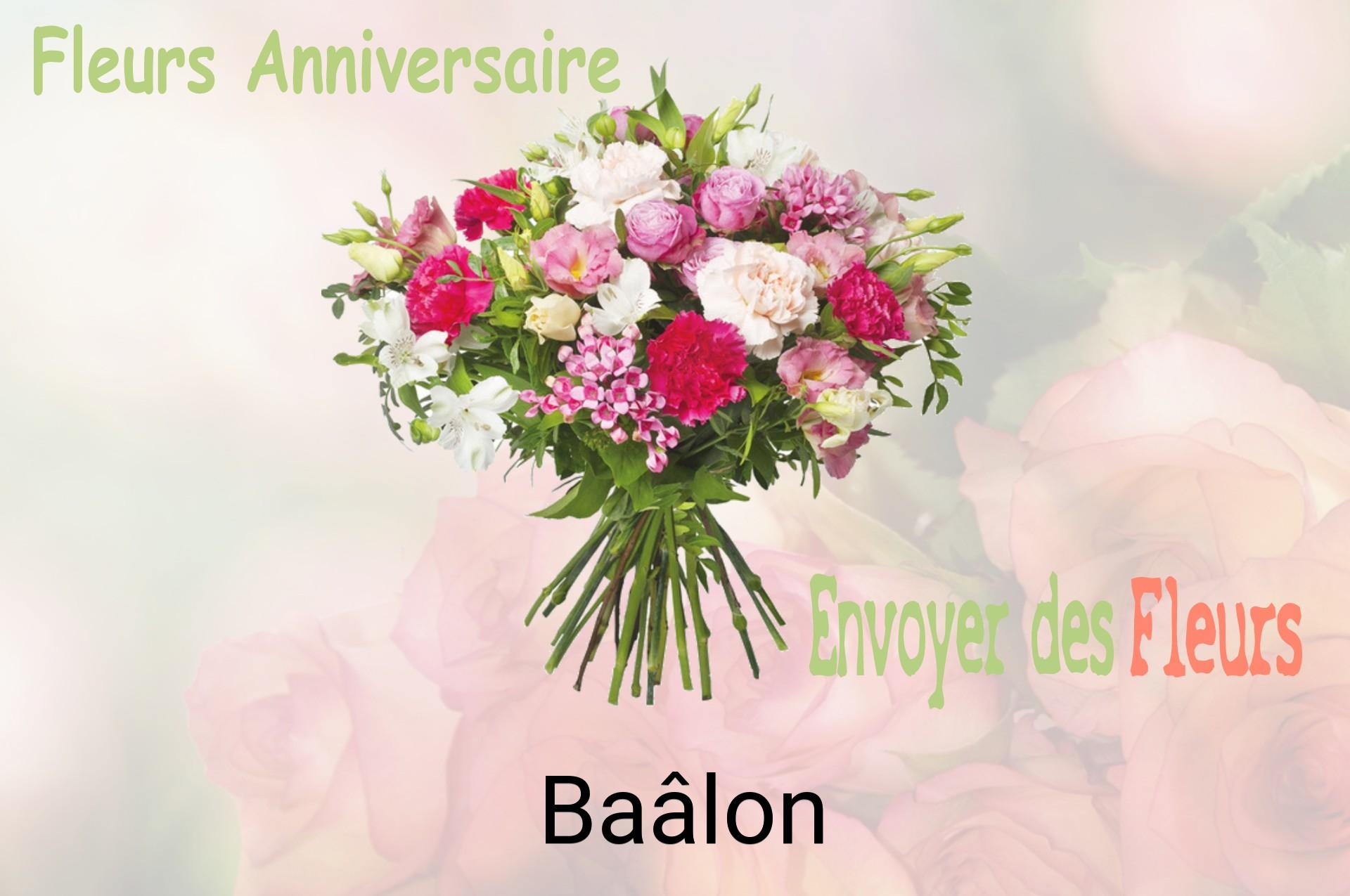 Bouquet de fleurs d’anniversaire livré à Baâlon